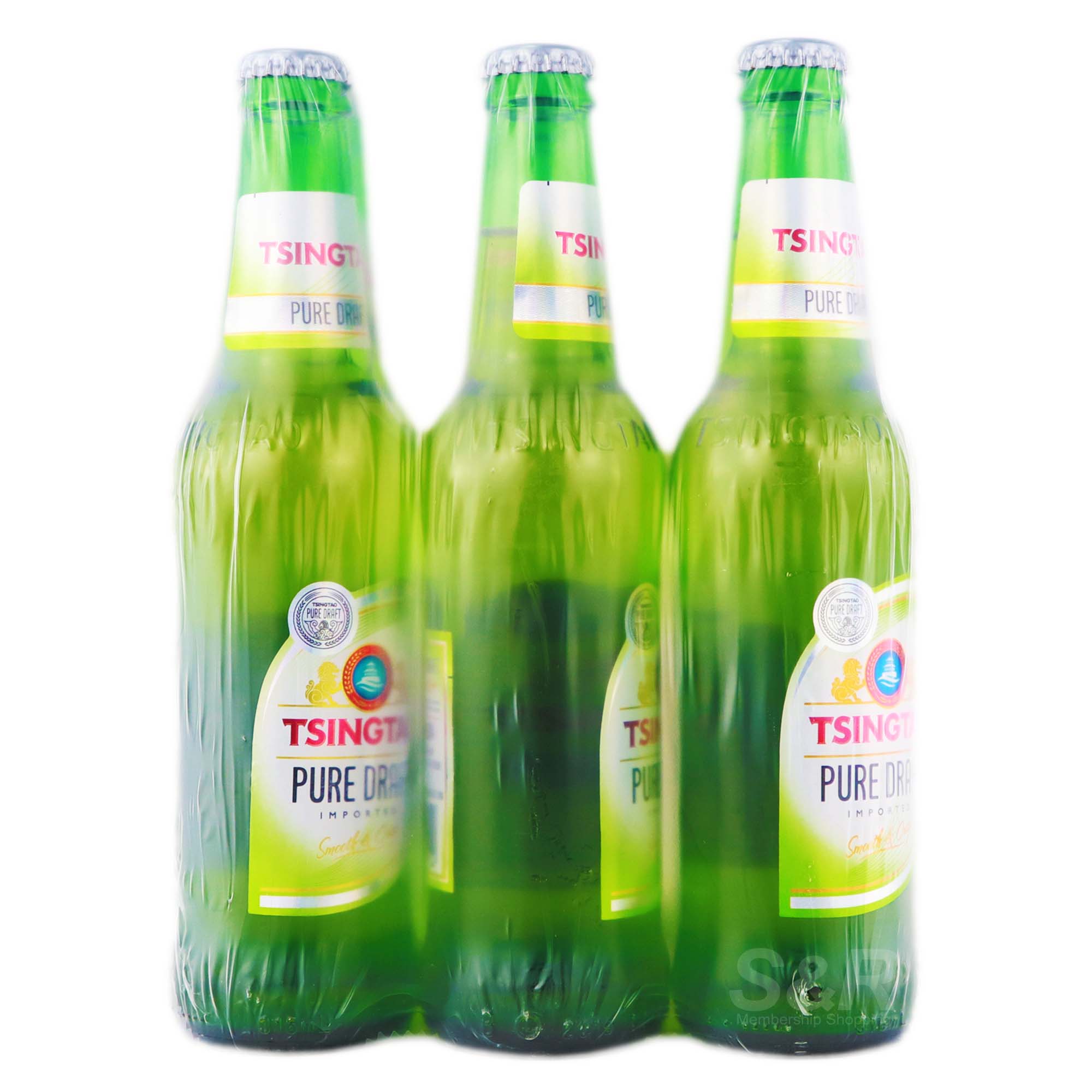 Tsingtao Pure Draft Beer 6 bottles